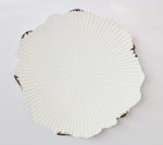 White Metal Shell Wall Hanging 30CM
