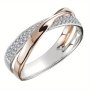 Classy Ring Sparkling X Design Paved Shining Rhinestone Pick A Color U Prefer Match Daily Outfits Party Accessories Classic Jewelry