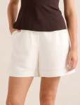 Salome Bermuda Shorts - 16 Porcelain