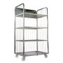 Steel Wire Mesh Egg Trolley 4 Shelves 98 X 66 X 175CM