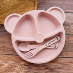 New Kids Plate Set Easily Attract Kids' Attention Increase Eat Interesting Designed For Children 1 Set Tableware Easter Gift