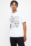 RVCA Mister Cartoon Clowns Short Sleeve - White