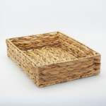 Rectangular Water Hyacinth Woven Basket