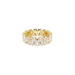 SWAROVSKI Matrix Ring Oval Cut White Gold-tone Plated - 60