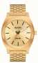 Nixon Time Teller Solar Gold Dial Stainless Steel Bracelet Unisex Watch A1369510-00