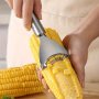 Stainless Steel Corn Stripper - Reusable Cob Peeler & Thresher Multifunctional Kitchen Gadget For Bbqs & Outdoor Cooking