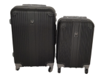 Smte -quad Wheel Quality Travel Ware 2 Piece Alin Black With Keychain