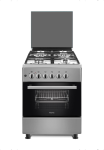 Ferre 60X60 4 Burner 1 Wok Burner Freestanding Gas electric Cooker Silver F6B40E3.FDITCG.SI