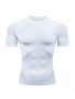 Quick-drying Men's Base Layer Top For Outdoor Training - High Stretch & Breathable