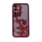 Crimson Flutter Phone Case Compatible With Samsung S24 Plus - Red