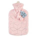 @home Home Classix Assorted Knit Pattern Hot Water Bottle 2L