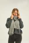 Fuzzy Scarf - Ash
