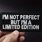 Tactical Embroidered Patch With Hook And Loop Fastener - Limited Edition Text Appliqu For Backpacks Clothing Jackets Jeans Vests