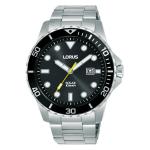 LORUS Sports Men& 39 S Quartz Watch Black Sunray Dial