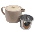 Cafe Life Teapot With Infuser 1L 2 Piece Sand