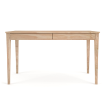 Laila Tapered Desk With 2 Drawers - Pine In Chestnut Finish