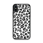 Custom Printed Tpu Cases - Apple Iphone X Apple Iphone XS & 39 Black And White Leopard& 39 By