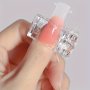 5 Pcs Quick And Easy Poly Gel Nail Extension Builder Clips - Perfect For Manicure Nail Art And Building Nail Tips