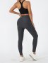 Women's High-Waist Stretchy Athletic Leggings Striped Casual Stylish Comfortable And Stretchy Sports Leggings For Fall