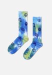 Hyper Tie-dye Sneaker Sock - Blue