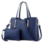 Luxury Women Pu Leather Shoulder Crossbody Bag Handbags - Blue