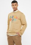 Ben Sherman Outdoor Badges Crew Sweater - Sand