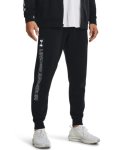 Men's Ua Rival Fleece Graphic Joggers - Black XXL