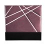 Black Dahlia Mirrored Headboard- Pink - Queen