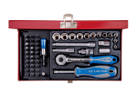 Socket Set 1 4" Metric With Bits 4-14MM 51PC