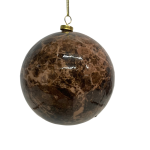 Xmas Ball Paper Glue Style Styrofoam And Paper 10CM Pink