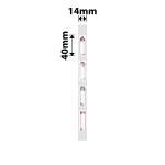 NB528 - - B18 N1 - 14X40MM - 60 Fun Jungle Iron On Labels