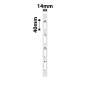 NB528 - NIIMBOT - B18 / N1 - 14X40MM - 60 FUN JUNGLE IRON ON LABELS