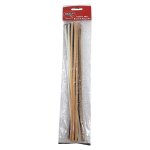 Crazy Craft Chenille Stick 6MM Brown And Beige 9 Piece