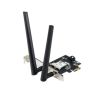 Asus Wifi 6E Pci-e Adapter With 2 External Antennas. Supporting 6GHZ Band 160MHZ Bluetooth 5.2 WPA3 Network Security Ofdma A