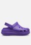 Crocs Classic Crush Clog - Neon Purple