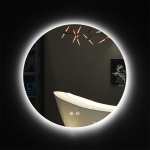 Eclipse Round Backlit LED Anti-fog Bathroom Mirror - Large