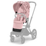 Cybex Priam-rose Gold Frame - Simply Flowers Pink