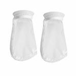 Honritone 2 Pack 400 Micron 4" Plastic Ring 9" Short Bag Nylon Mesh 4 Inch Filter Socks Bags For Aquarium Marine Reef Sump