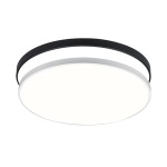 Carrie LED Polycarbonate Ceiling Light Black And White Small Medium Large - Large