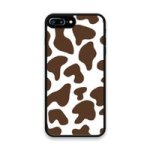 Custom Printed Tpu Cases - Apple Iphone 7 Plus Apple Iphone 8 Plus & 39 Brown Cow Print& 39 By