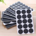 12 30 48PCS Chair Leg Covers Felt Bottom Elastic Furniture Mats Non-slip Table Legs Floor Protectors