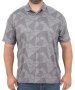 Mens Printed Dri Fit Golfer - 10XL / Grey Mult