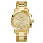Guess Men's Gold-tone Analog Watch With Champagne Dial