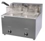 - Double Gas Deep Fryer - 6L + 6L - Silver