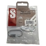Safetop Quick Link Connector 0.5MM Galvinised 2 Piece