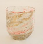 Pink & Gold Vase – 13X12CM