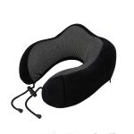 U-shaped Memory Foam Neck Pillow - Compact Travel Pillow