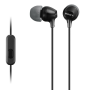 Sony MDR-EX15AP Inear Earphone With MIC - Black