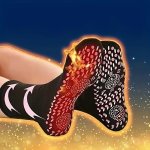 1 3PAIRS Unisex Self-heating Socks Foot Magnetic Care Heated Socks Comfortable Winter Warm Massage Socks Suitable For Sizes 6.5-