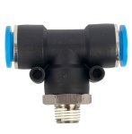 AirCraft Pu Hose Fitting Tee 14MM-1 4" M